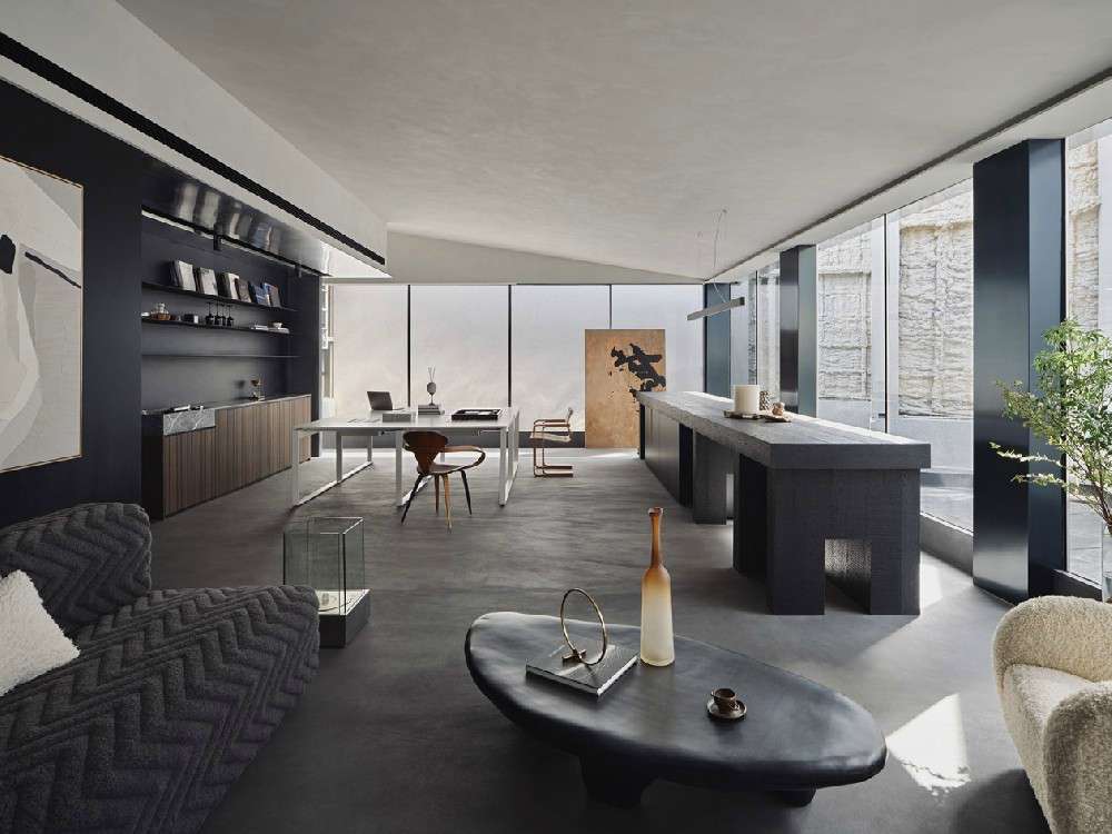 中適當地處理好空間的重疊辦公室空間設計 中適當地處理好空間的重疊辦公室空間設計