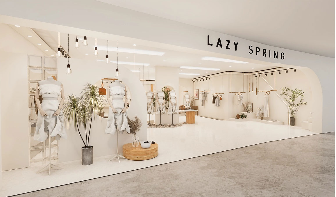 200平米鄭州服裝門店直播間設(shè)計效果圖